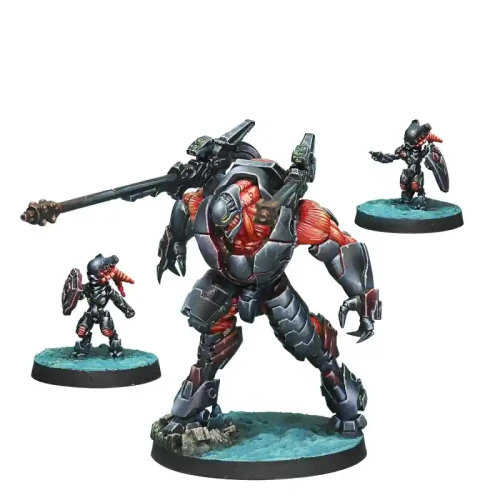 Corvus Belli: Infinity: Combined Army  Overdron Batroids TAG Pack